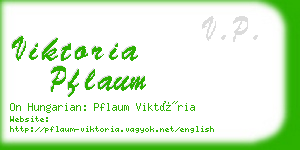 viktoria pflaum business card